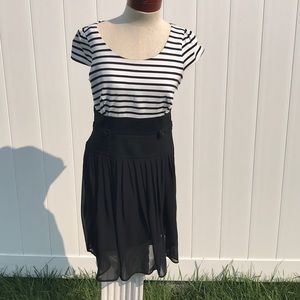 Adorable black and white dress size 10